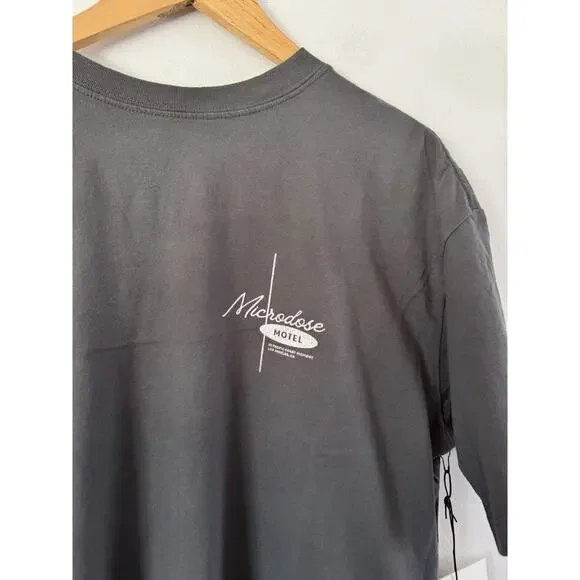NWT Spiritual Gangster Micro Motel Boyfriend Tee Gray Women’s Size Small - Picture 5 of 9